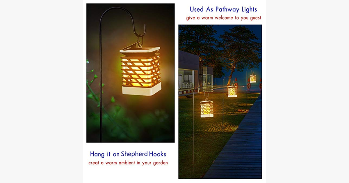 Waterproof Solar Flame Light – Do Your Bit For The Environment!