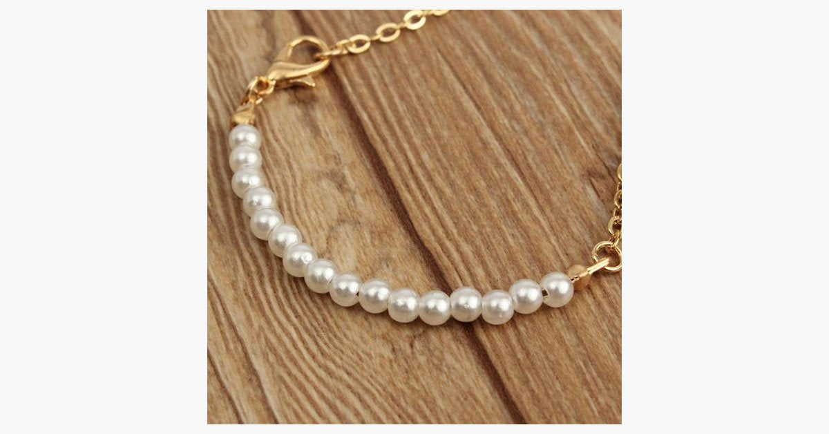 Freshwater Pearl Chain Bracelet