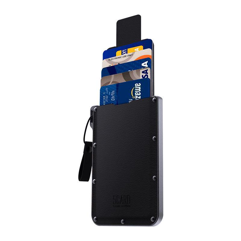 Access All the Essentials with Cascading Pull Tab Leather Wallet & Case