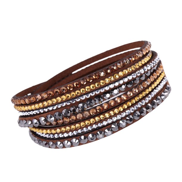 Multi-layer Women Bracelet Rhinestones Jewelry