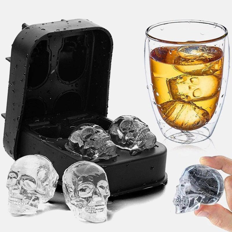 3D Skull Ice Cube Maker