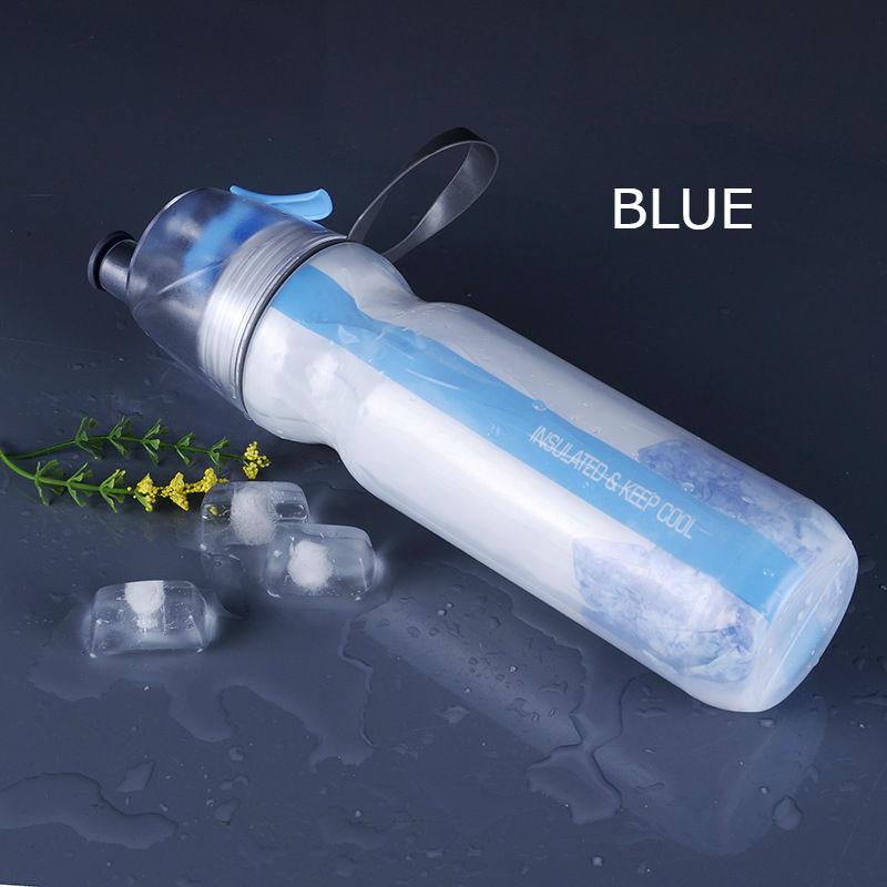 Spray Mist Water Bottle For Outdoor Sport Hydration & Cooling Down