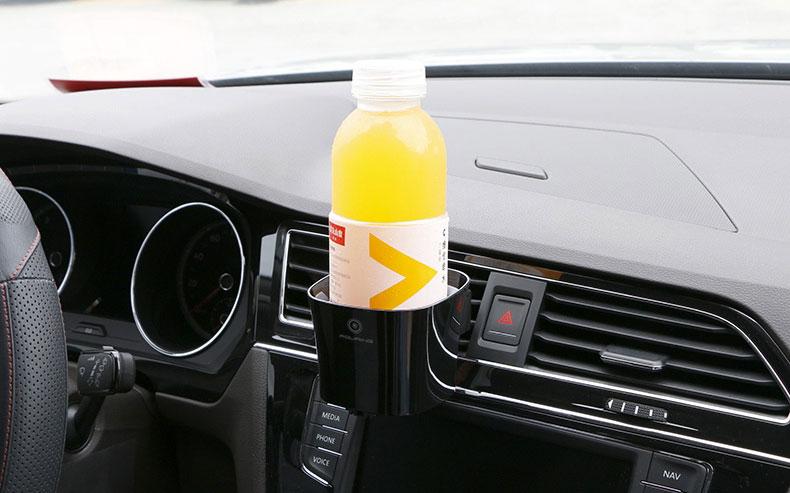 Solar-powered Smokeless Car Ashtray & Cup Holder - Perfect Addition to Your Car