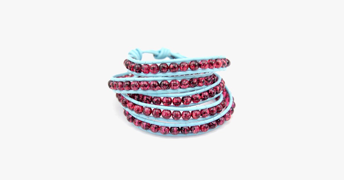 Galaxy Marble Wrap Bracelet