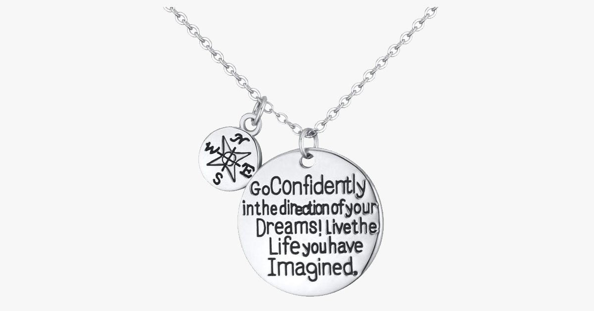 Dream Confidently Charm Pendant