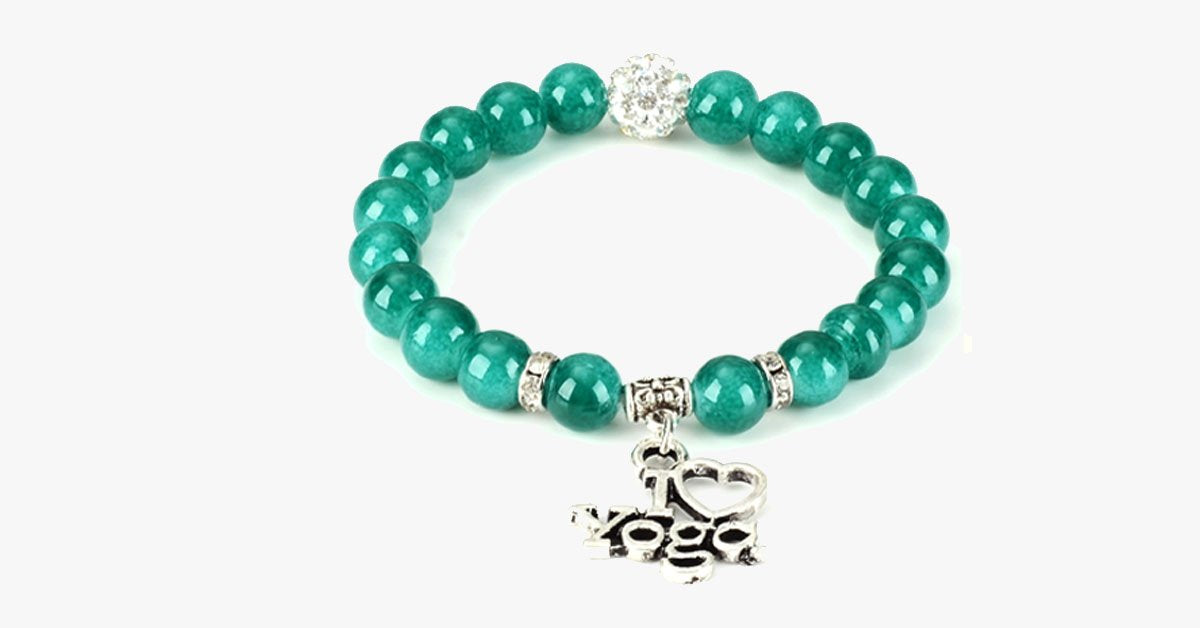 I Love Yoga Bracelet