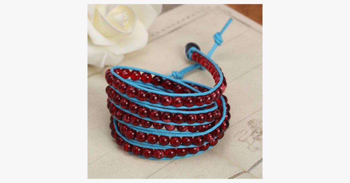 Galaxy Marble Wrap Bracelet