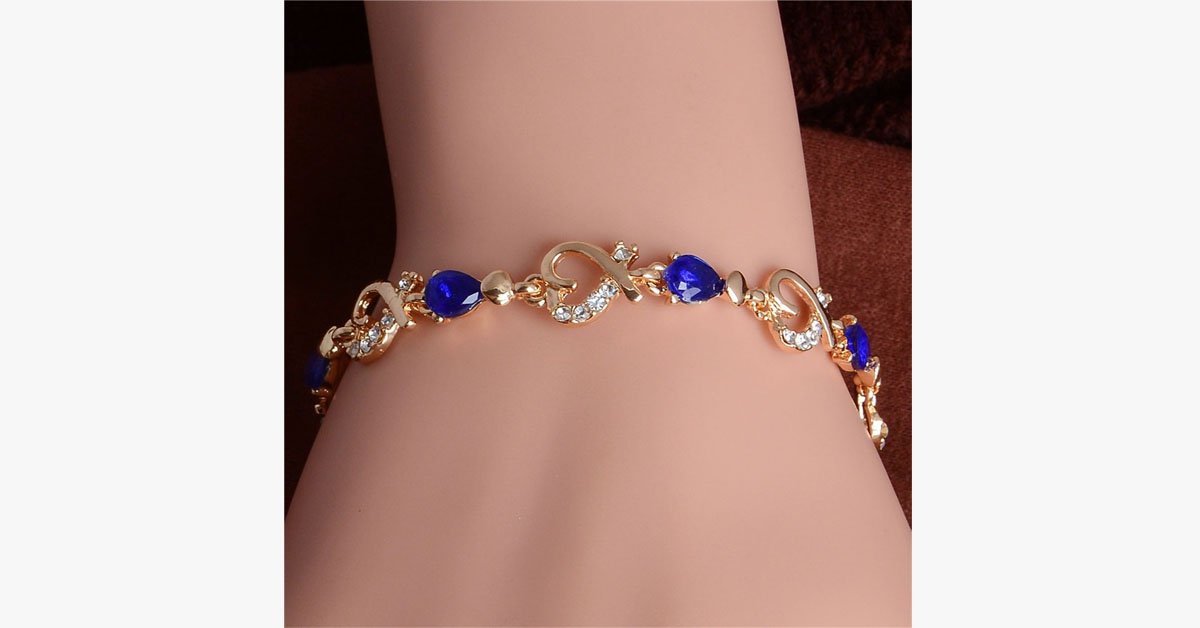 Heart Drop Bracelet