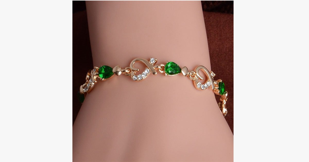 Heart Drop Bracelet