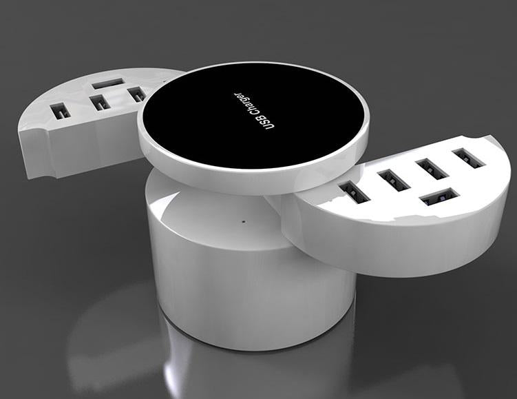 The Most Convenient & Coolest 10-Port Smart USB Charger