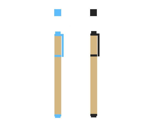 Save Trees with Recyclable & Recycled Kraft Paper Gel Pen
