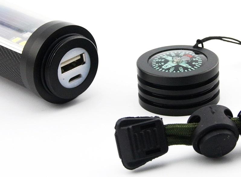 Solar Powered Survival Flashlight