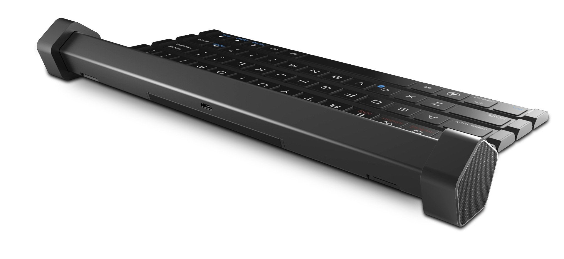 Foldable & Detachable Cross-device Bluetooth Keyboard & Speaker