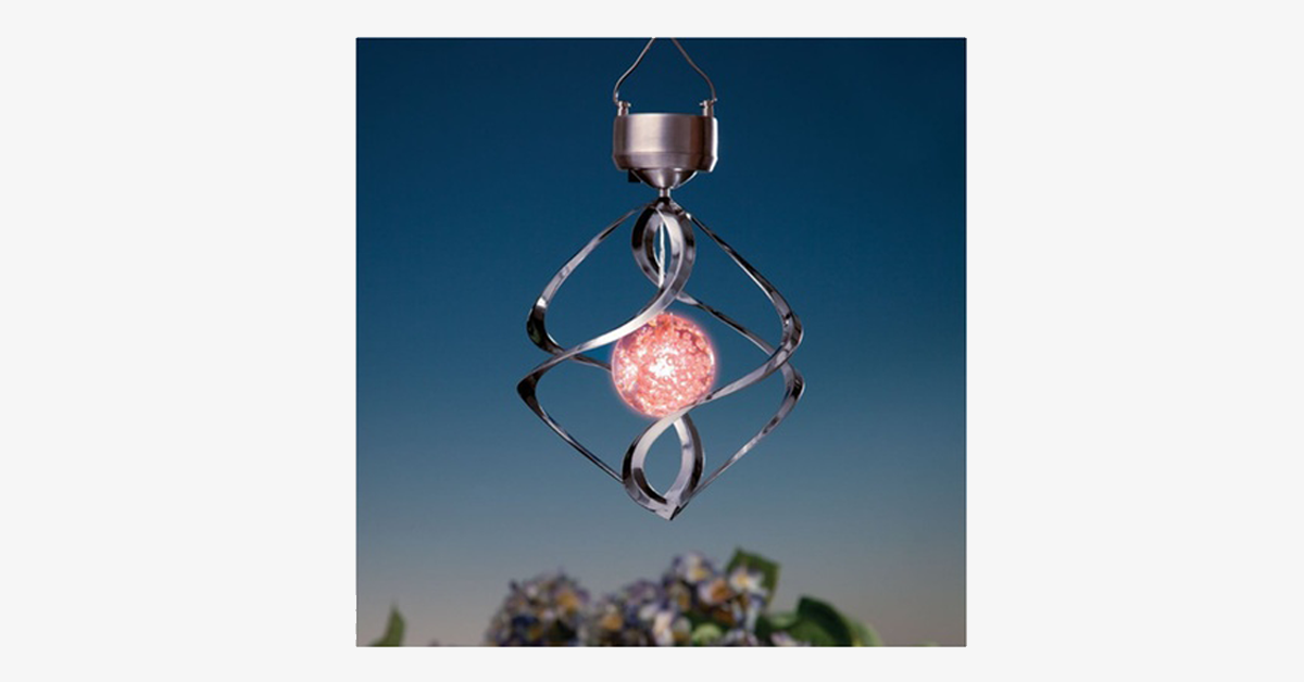 LED Color Changing Solar Light – Add a Colorful Wind Chime to Your Place!