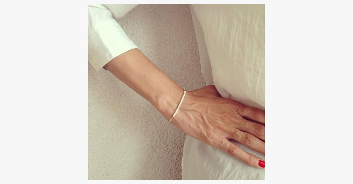 Freshwater Pearl Chain Bracelet