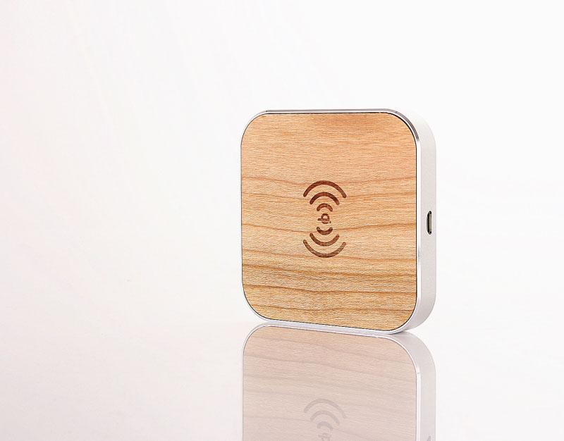 Solid Wood Wireless Charging Pad That Looks Good in Any Space