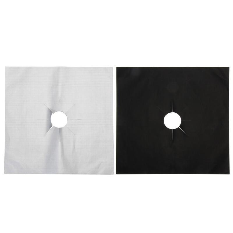 4Pcs Stove Protector Cover Liner Non-Stick Aluminum Foil Kitchen Accessories