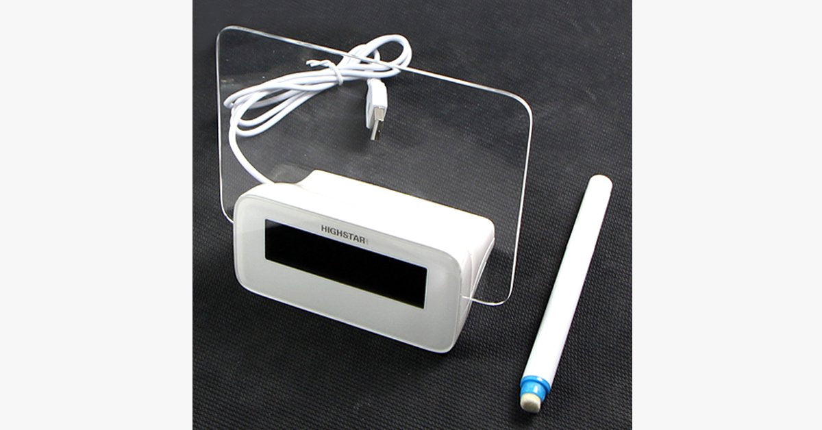 LED Message Board Digital Alarm Clock – Add a Premium Look to Your Place 
