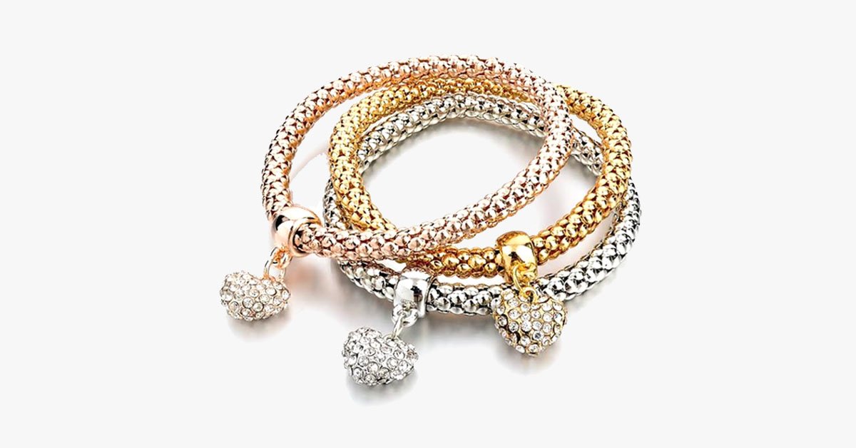 Mesh Multi-layer Three Color Bracelet