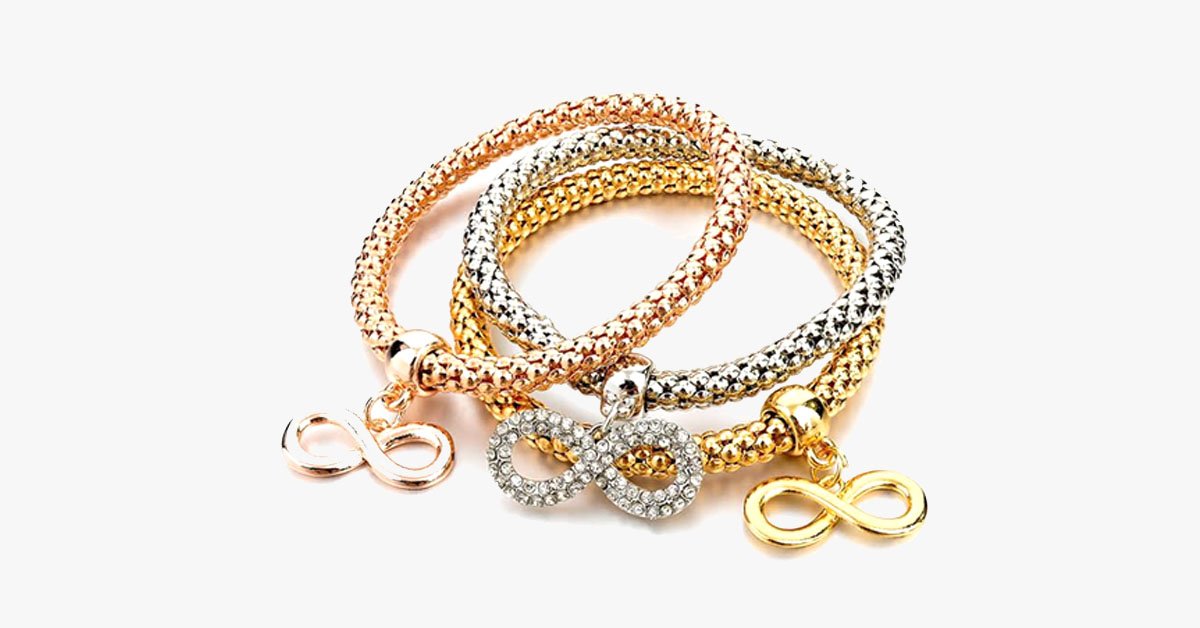 Mesh Multi-layer Three Color Bracelet