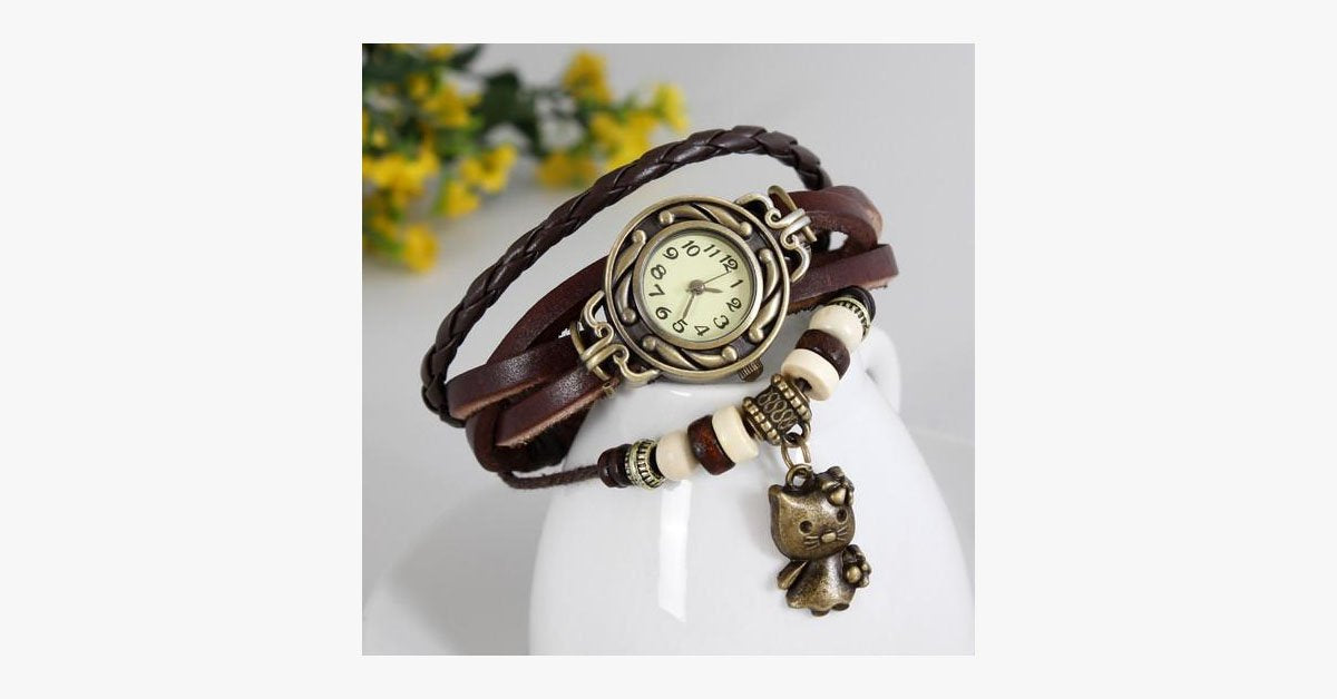 Cute Kitty Wrap Watch – Get the Perfect Charm!