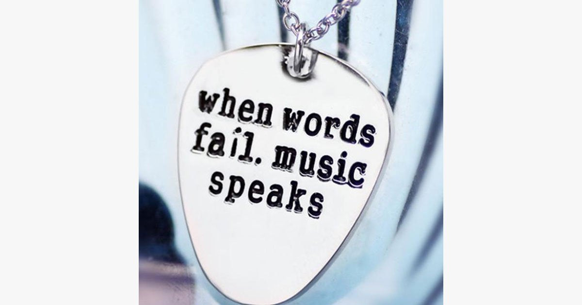 Music Speaks Pendant