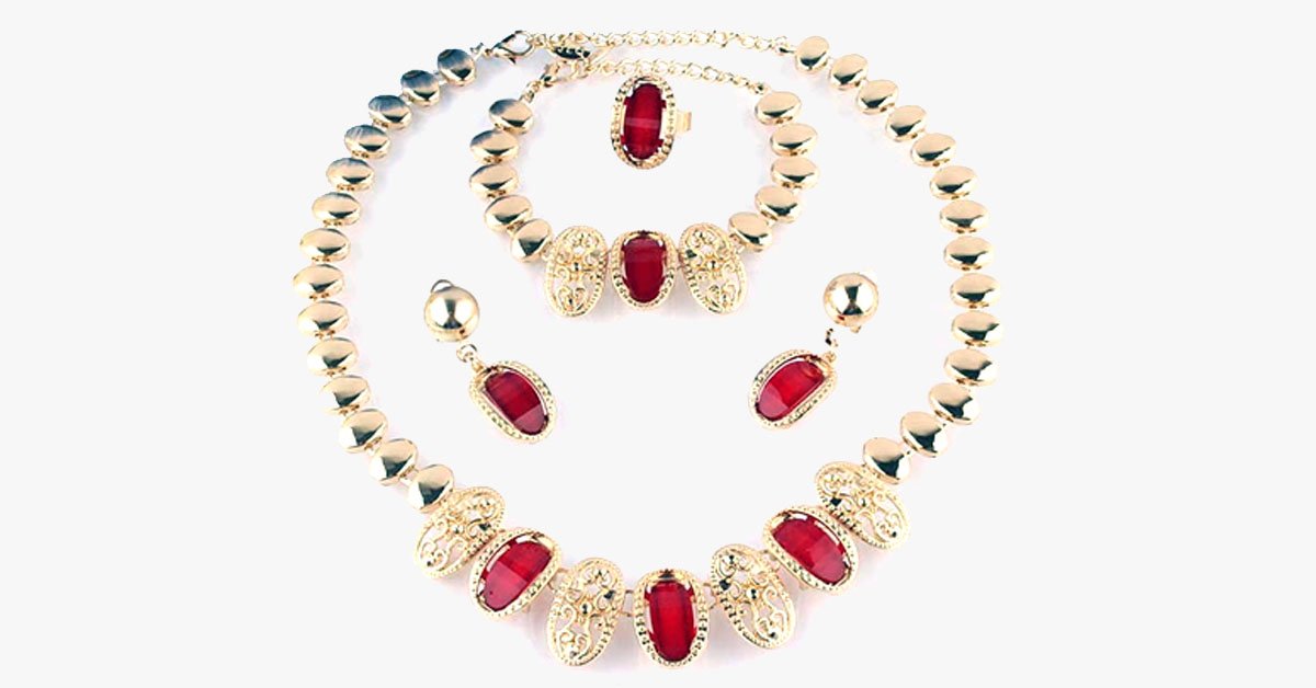 Garnet Kate Jewelry Set