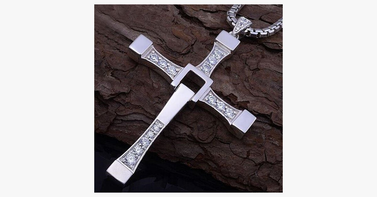 Cross Crystal Necklace