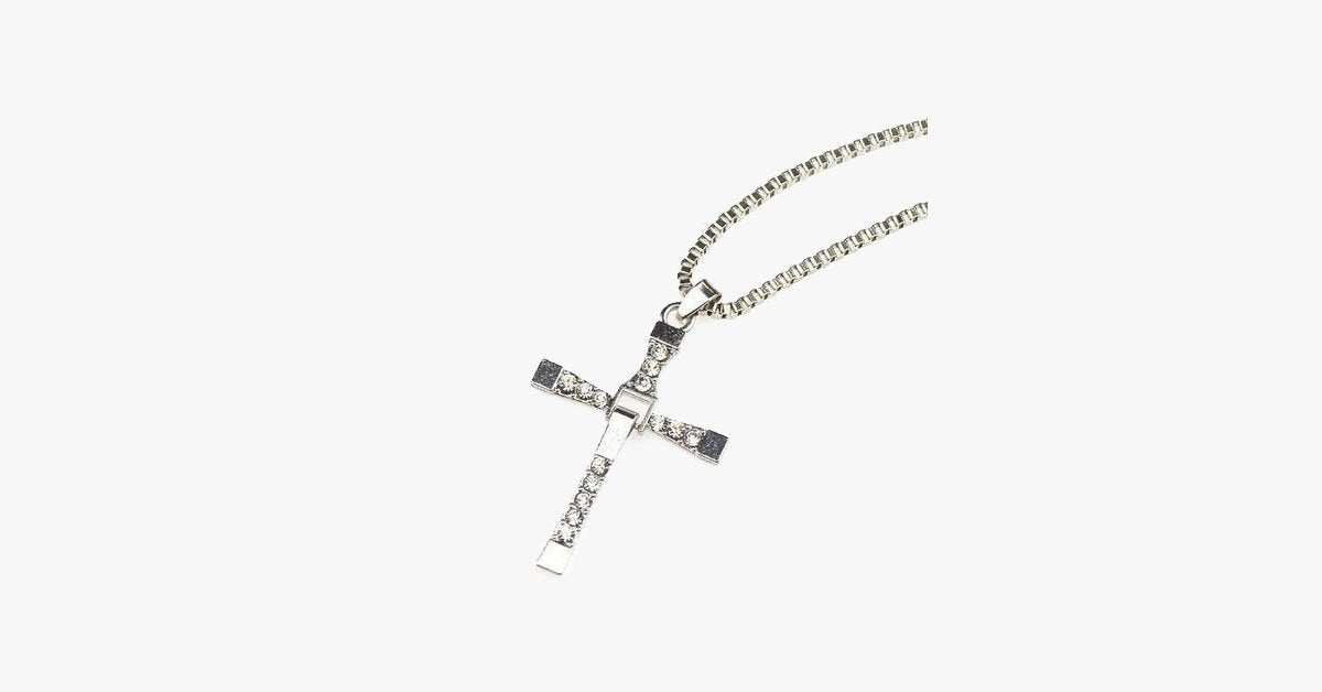 Cross Crystal Necklace