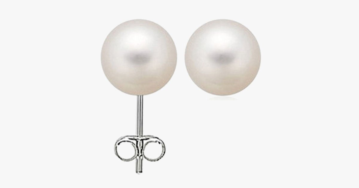 Pearl Stud Earrings