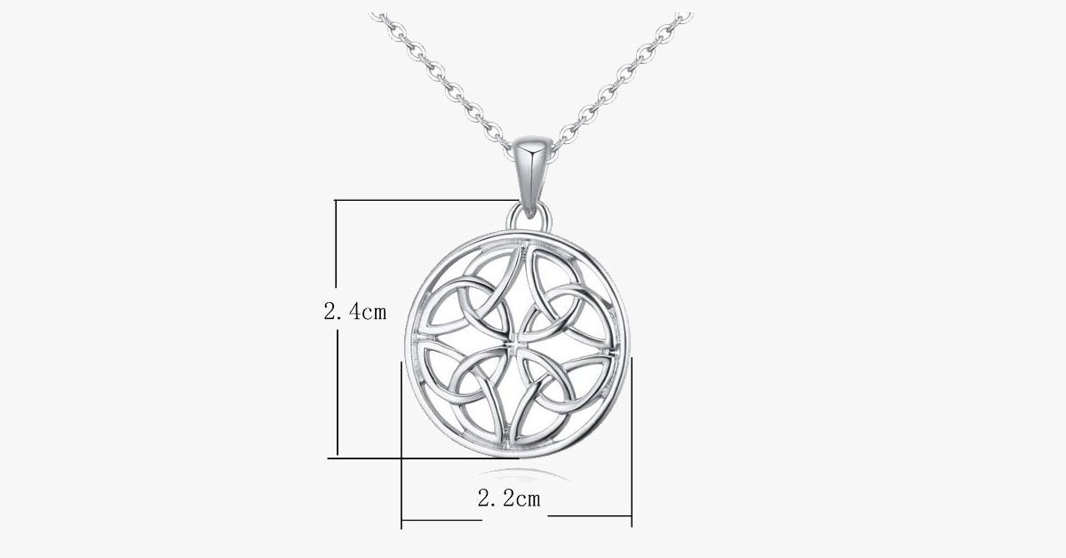 Celtic Knot Silver Pendant