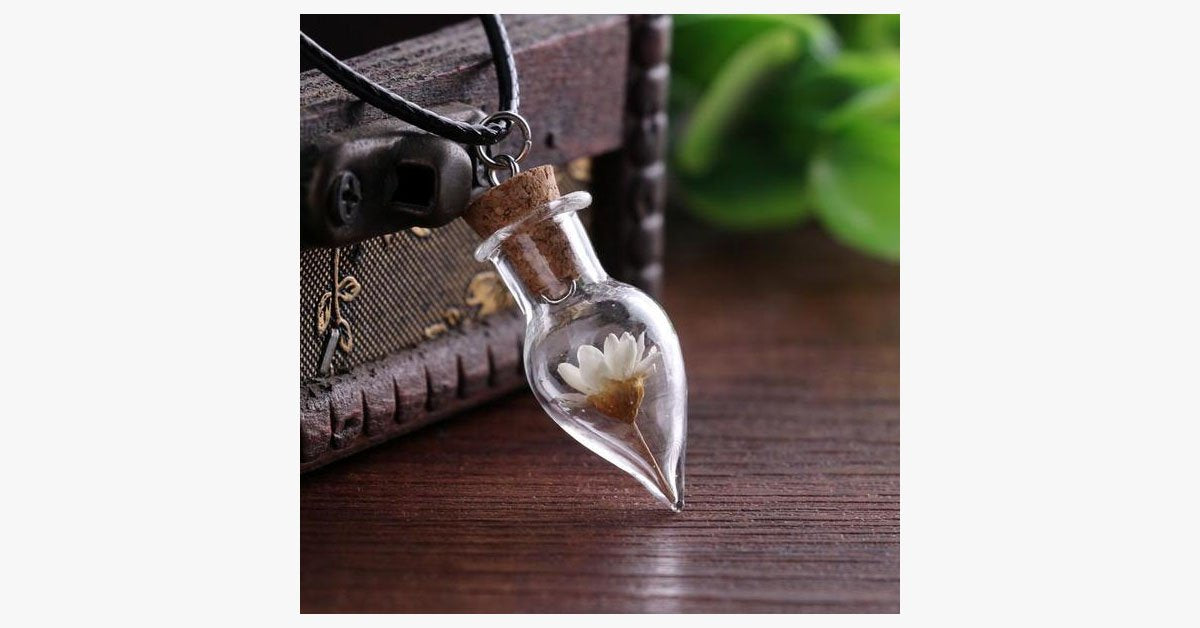 Cone Shape Bottle Necklace For Women