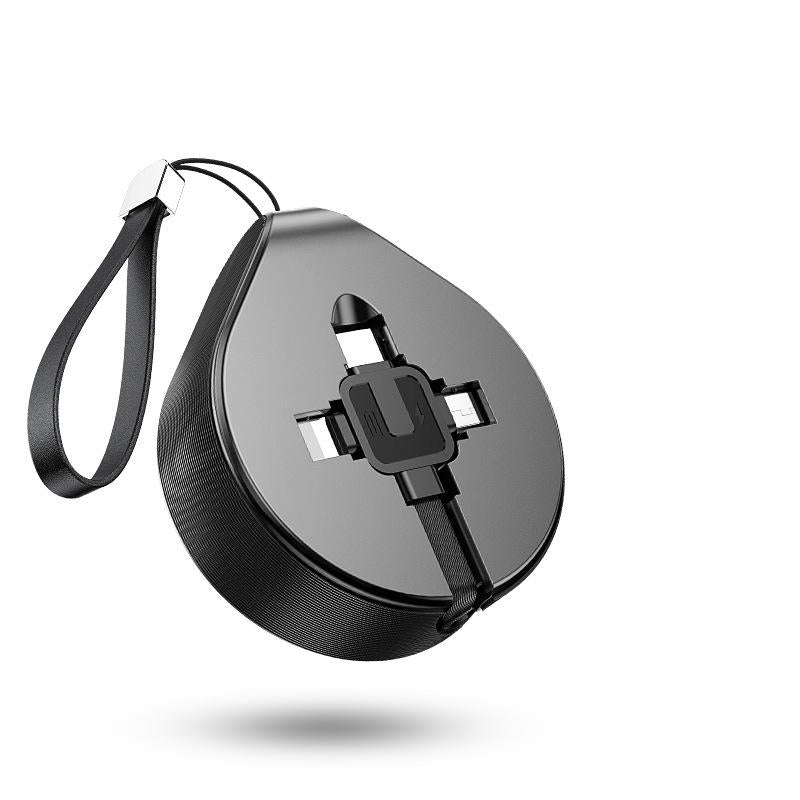 3-in-1 Concealable Cable That Can Easily Hide Itself in the Case