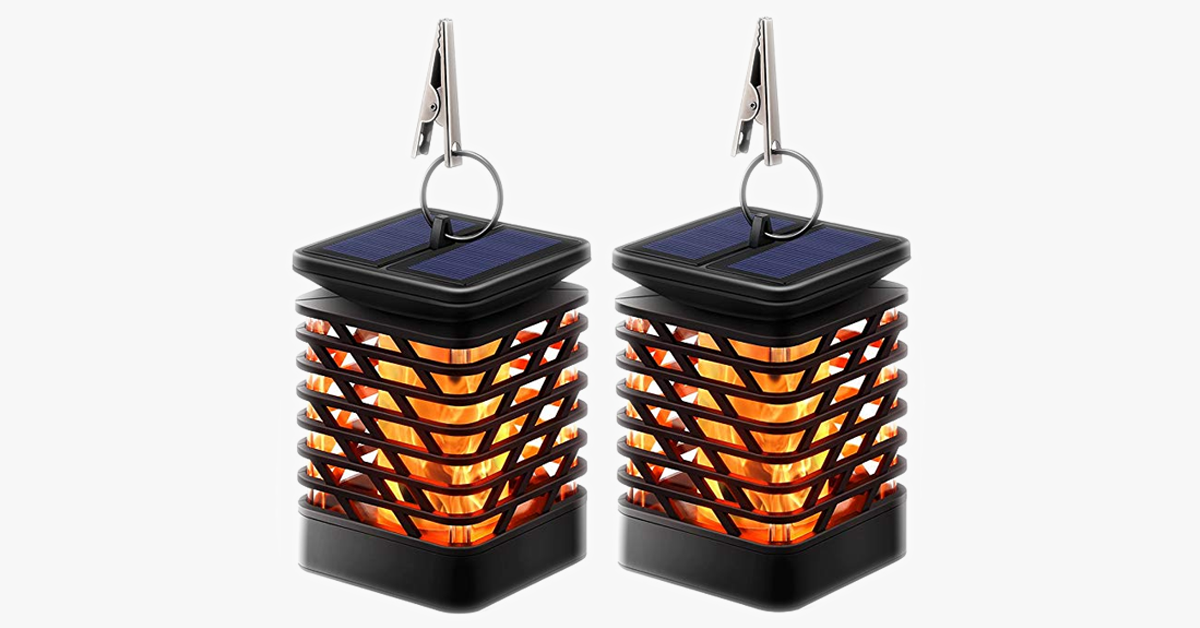 Waterproof Solar Flame Light – Do Your Bit For The Environment!