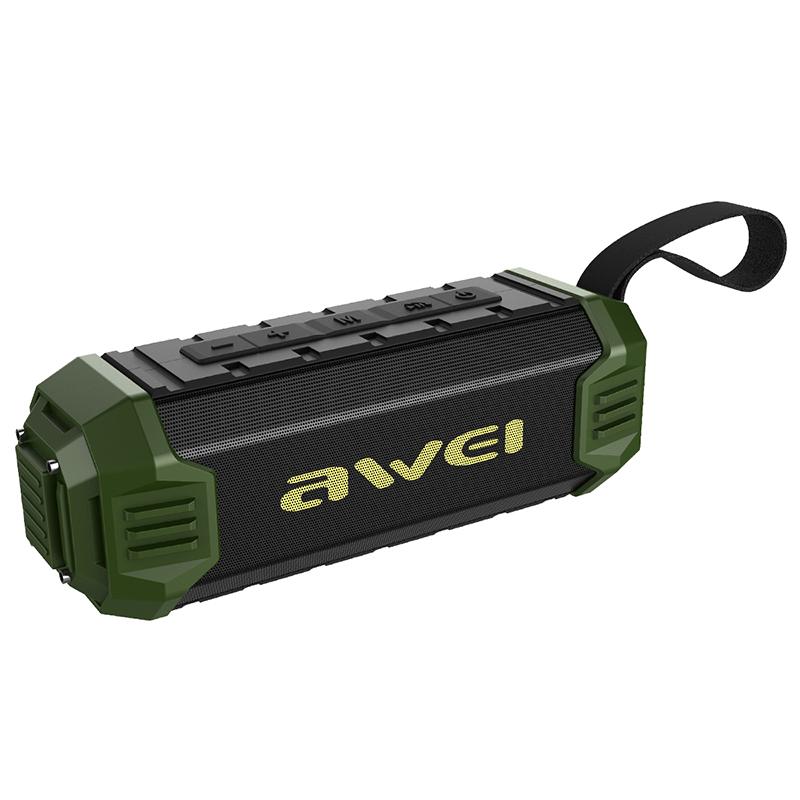 Waterproof Bluetooth & TF Card & USB Speaker That Hides Radio & Power Bank