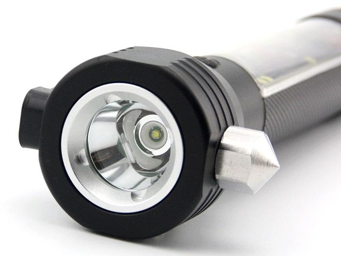 Solar Powered Survival Flashlight