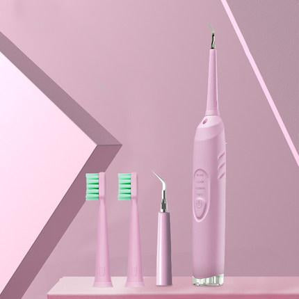 Rechargeable Electric Tartar Scraper & Toothbrush, With LED Light, High Frequency Vibration & Adjustable Modes