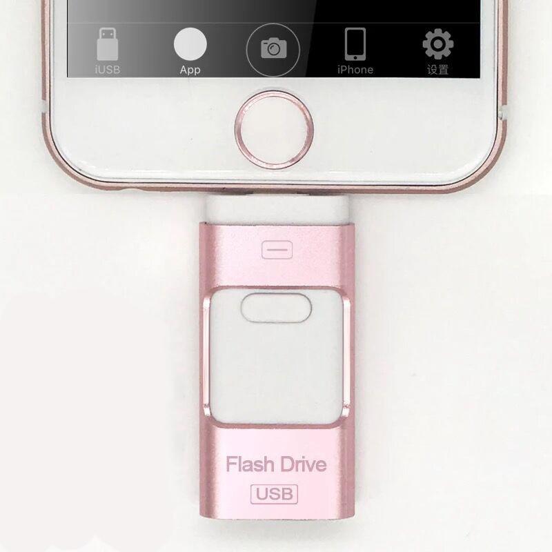 Three-In-One USB Flash Drive - Connect And Store Everything On A Single Piece
