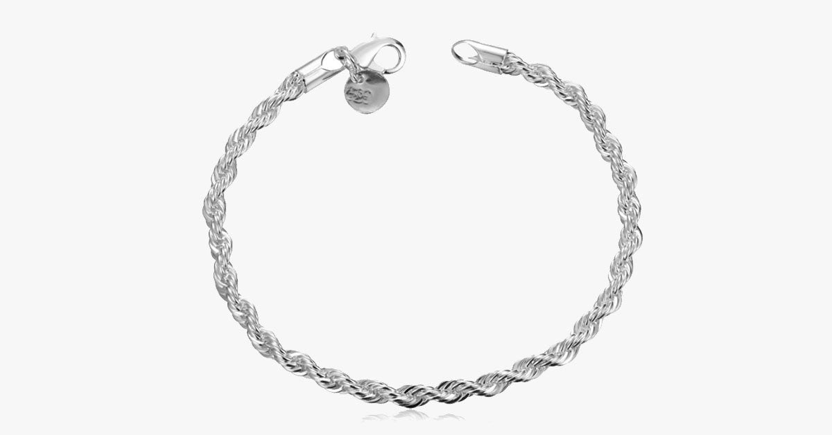 Twisted Singapore Chain Bracelet