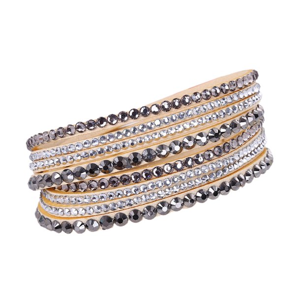 Multi-layer Women Bracelet Rhinestones Jewelry