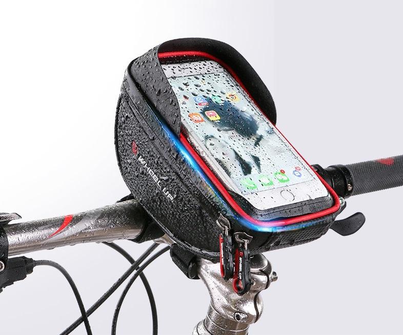 Enjoy Secure Viewing & Storage on the Go with Bike Phone Mount Bag