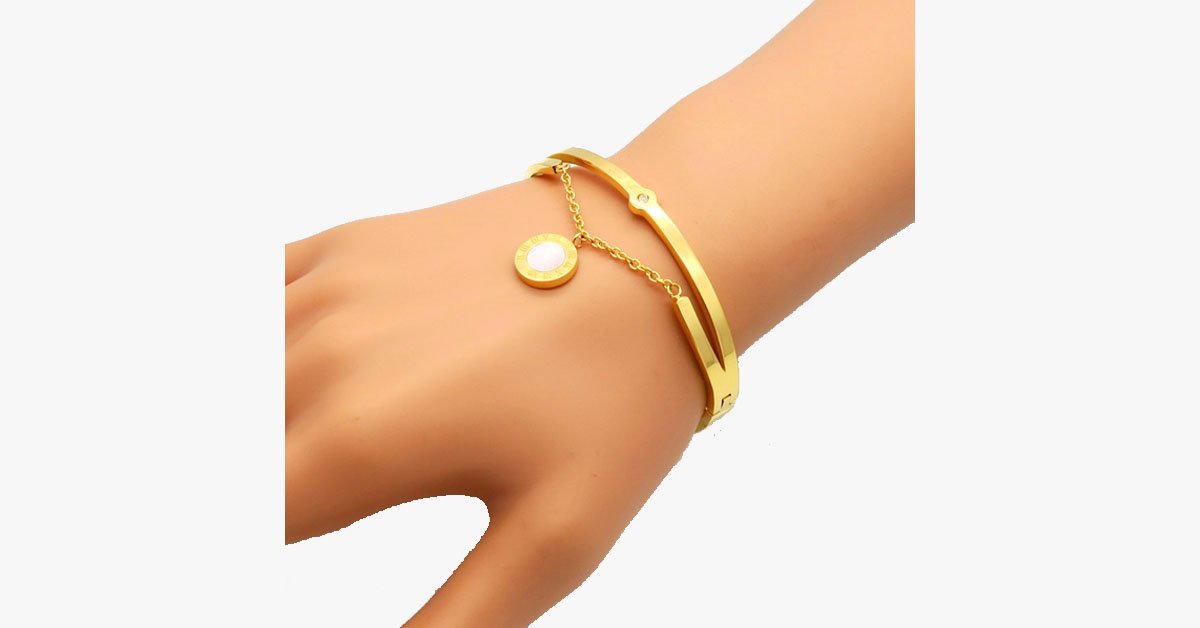 Roman Numerals Lucky Lovers Bracelet