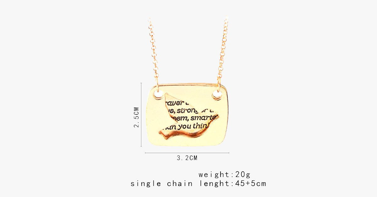 Dove Messenger Pendant