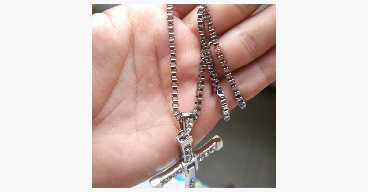 Cross Crystal Necklace