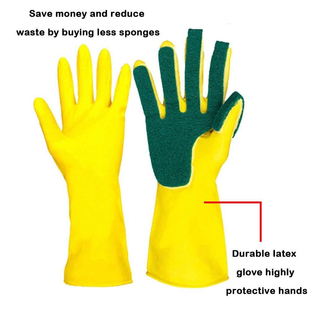 Dish-washing Sponge Gloves