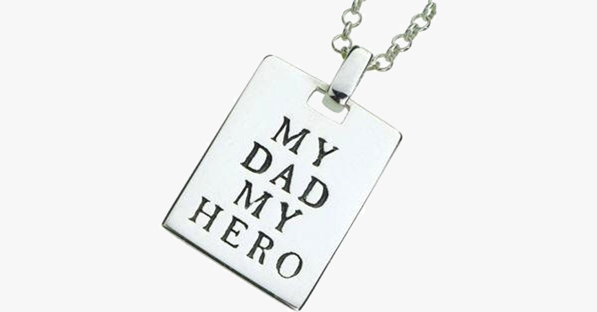 My Dad My Hero Pendant