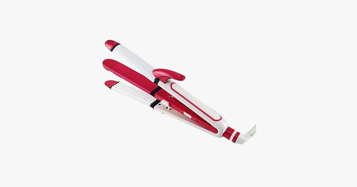 3-in-1 Ceramic Iron – Style Your Hair as You Like