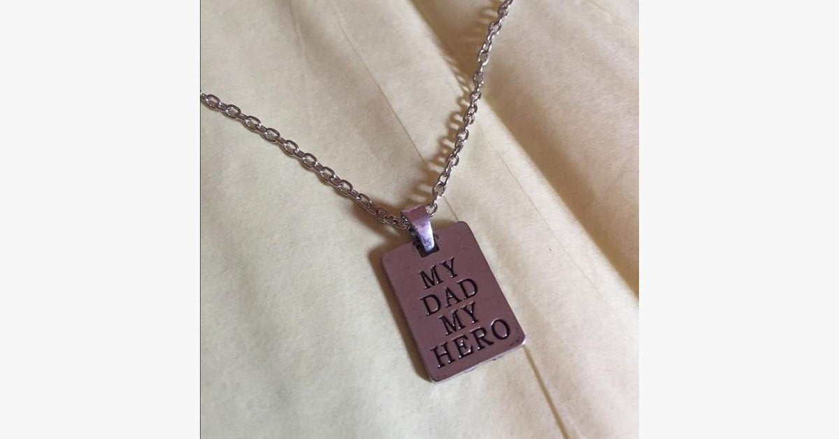 My Dad My Hero Pendant