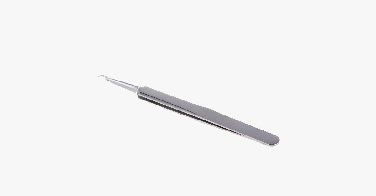 Safe to Use Blackhead Remover Tweezers - Gives Precise Grip on the Blackheads Without Damaging the Skin
