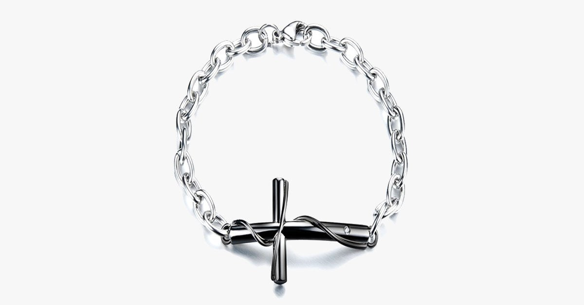 Unisex Cross Chain Bracelet